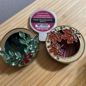 Two Bath and Body Car Fragrance Holder